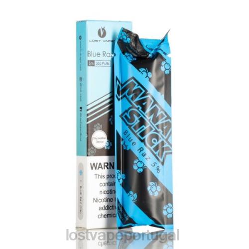 Lost Vape Flavors - Lost Vape Mana bastão descartável | 300 baforadas | 1,2ml XLTF2519 razão azul 5%