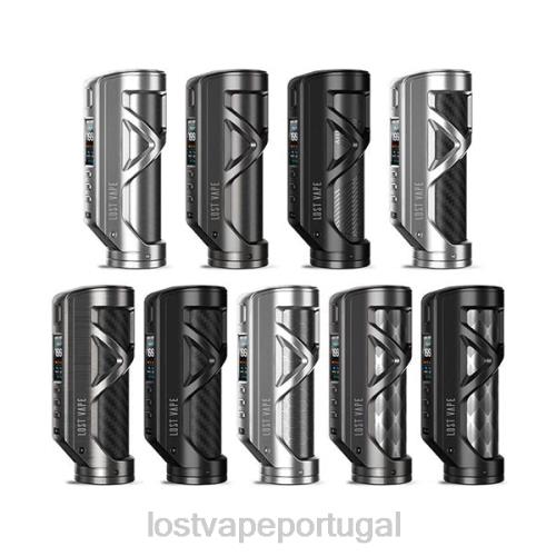 Lost Vape Review Portugal - Lost Vape Cyborg mod de missão | 100 W XLTF2463 SS/fibra de carbono