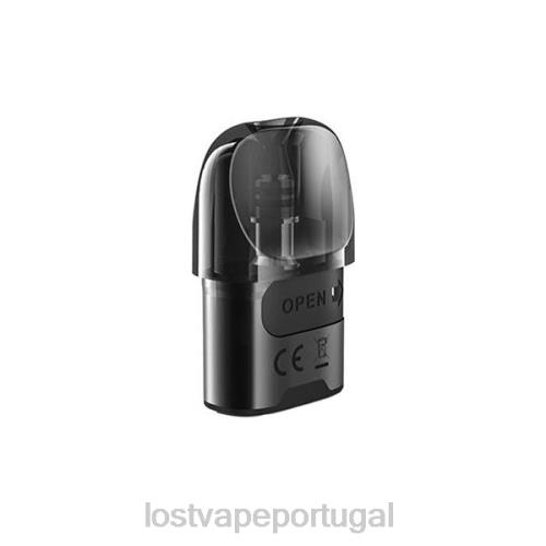 Lost Vape Contact Portugal - Lost Vape URSA cápsulas de substituição XLTF218 preto (cartucho vazio de 2,5 ml)