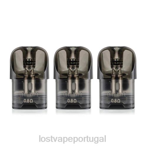 Lost Vape Price Portugal - Lost Vape URSA cápsulas de substituição | 2,5ml (pacote com 3) XLTF2125 verde 0,8ohm